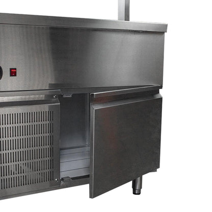 Modulo Salad Bar Refrigerado 3 Deposito