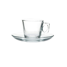 Taza Café Vidrio Línea Vela 80 Cc