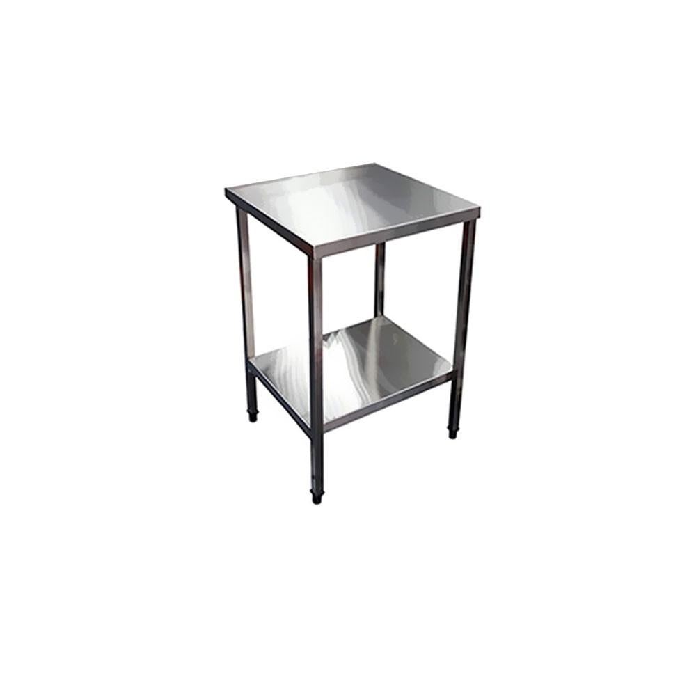 Meson De Trabajo Central Acero Inoxidable 60X60X85 Cm