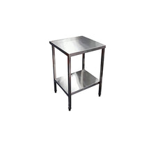 Meson De Trabajo Central Acero Inoxidable 60X60X85 Cm