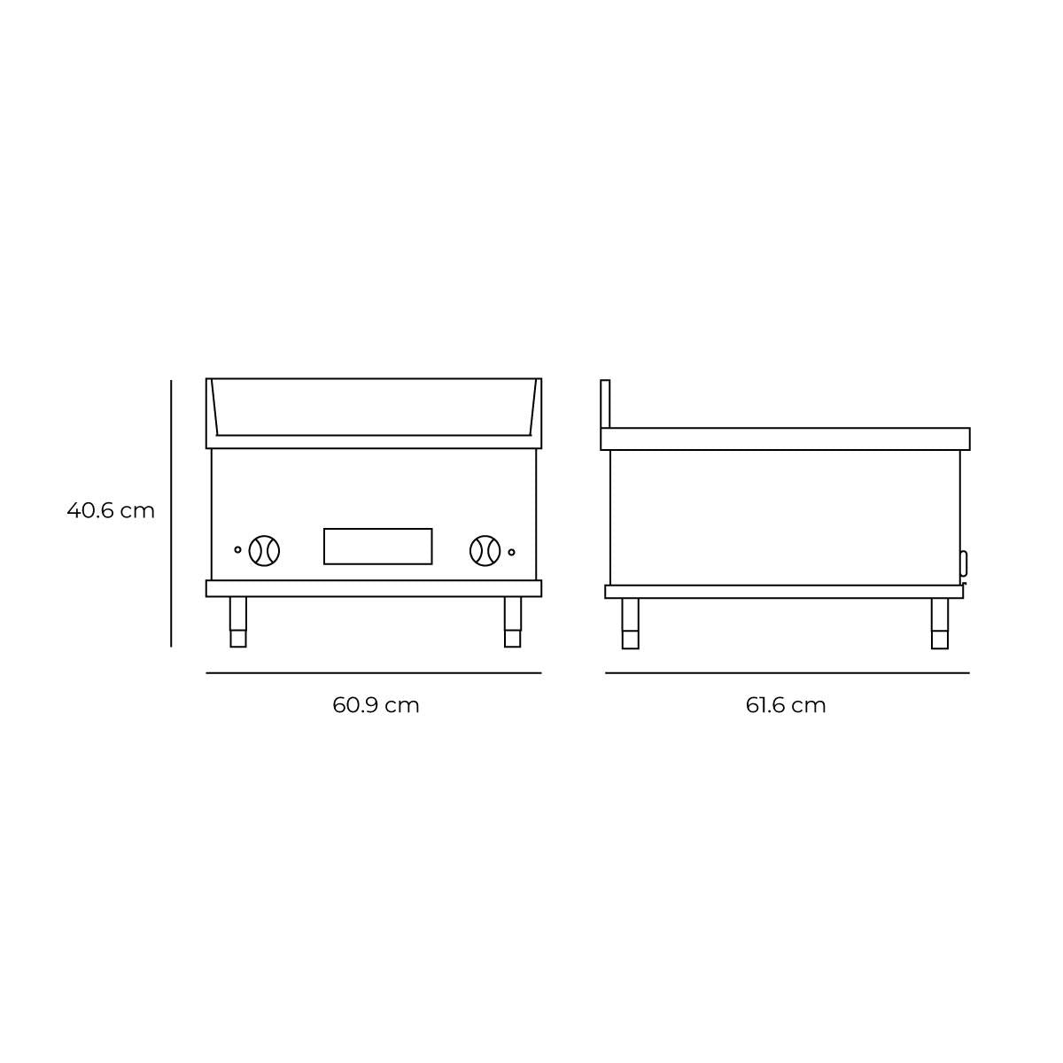 Plancha Eléctrica Cromo Modelo EG-24 Volter