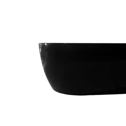 Recipiente Negro Melanina Gn 1/4 Med  26.5x16.2x7.5h Cm