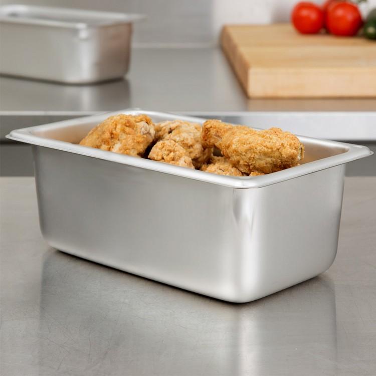 Contenedor Gastronómico Acero Inoxidable GN 1/4 x 10 Cm Linea Premium