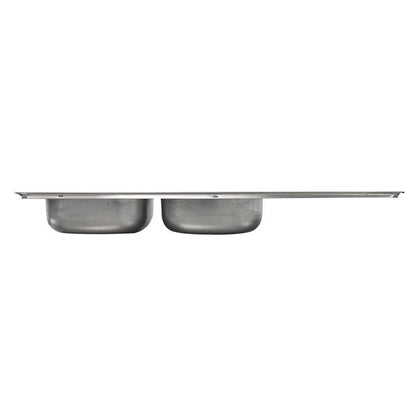 Lavaplatos Doble Con Secador 120x50x15 Cm