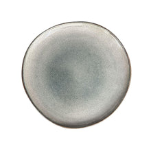 Set 6 Platos Redondo Ceramica 27 Cm Gris Linea Laos
