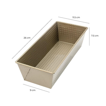 Molde Rectangular 25 Cm Antiadherente Gold