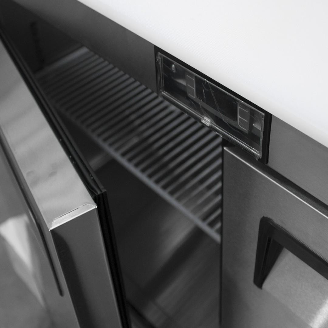 Salsera Refrigerada Acero Inoxidable 2 Puertas 125 Cm Norkalt
