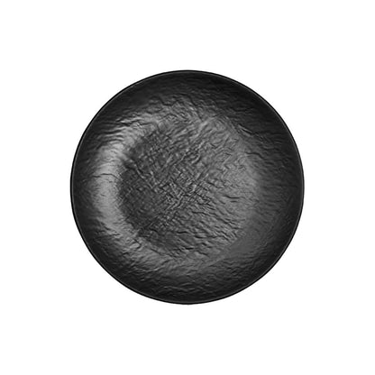 Plato Melamina Negra 23 Cm Línea Tilda
