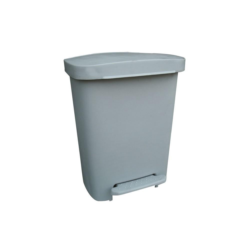 Basurero Con Pedal Gris 30 Litros