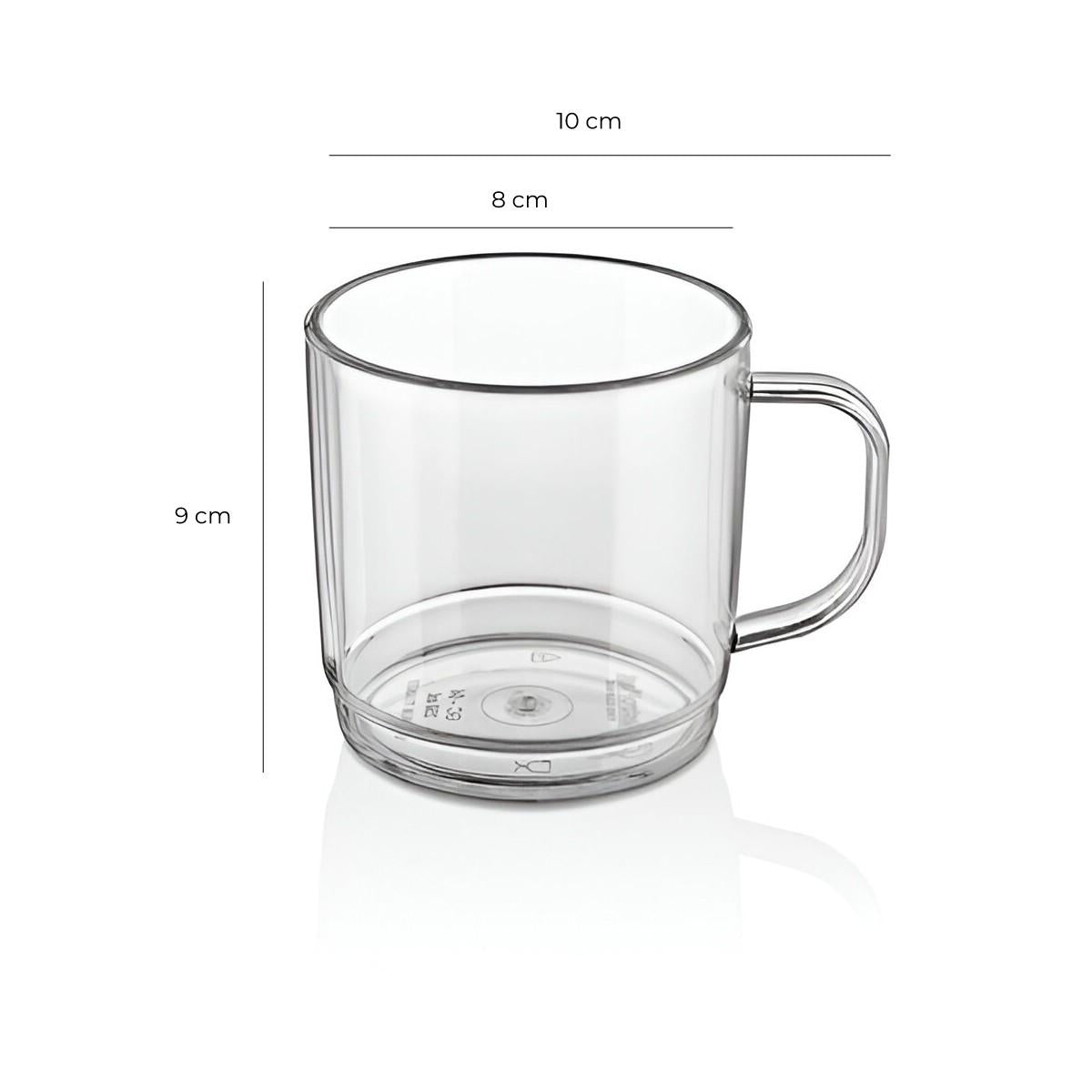 Mug Policarbonato Transparente 300 Ml