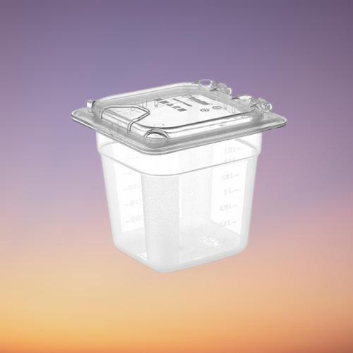 Tapa Policarbonato Flip Lid Gn 1/6