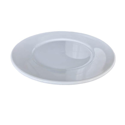 Plato De Policarbonato Blanco 19 Cm