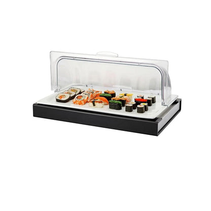 Exhibidor Buffet Frio C/Tapa Roll Inserto Gn 1/1X2 Cm
