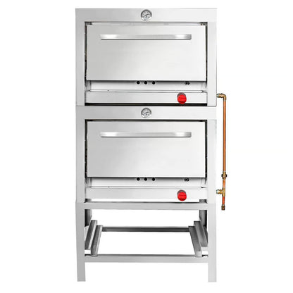 Horno 2 Cámaras Acero Inoxidable 58x65 GLP Volter