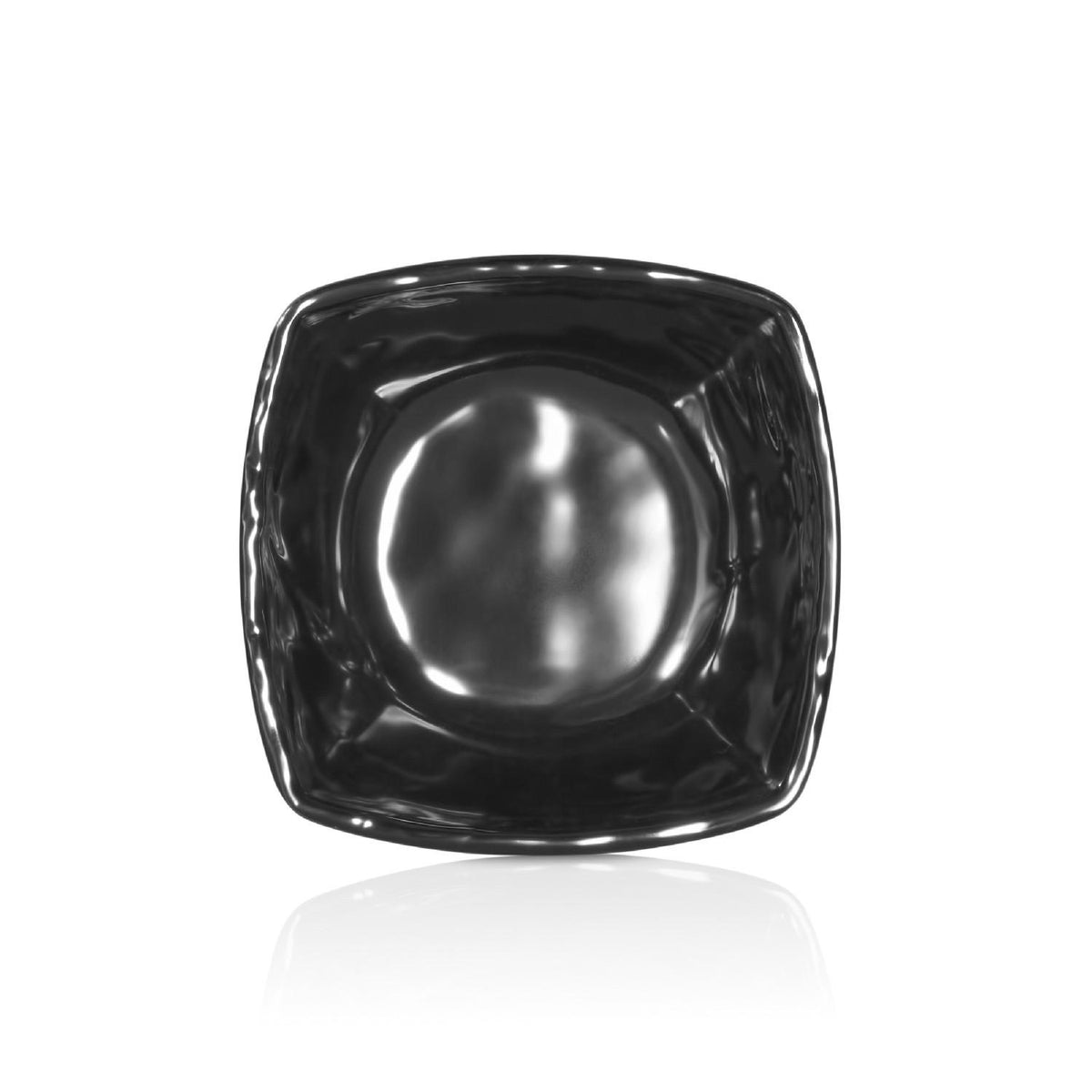 Bowl Melamina Cuadrado Negra 12.5x12.5 Cm Línea Carre