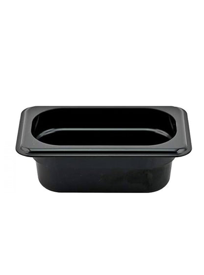 Contenedor Gn Policarbonato Negro 1/4x10 Cm