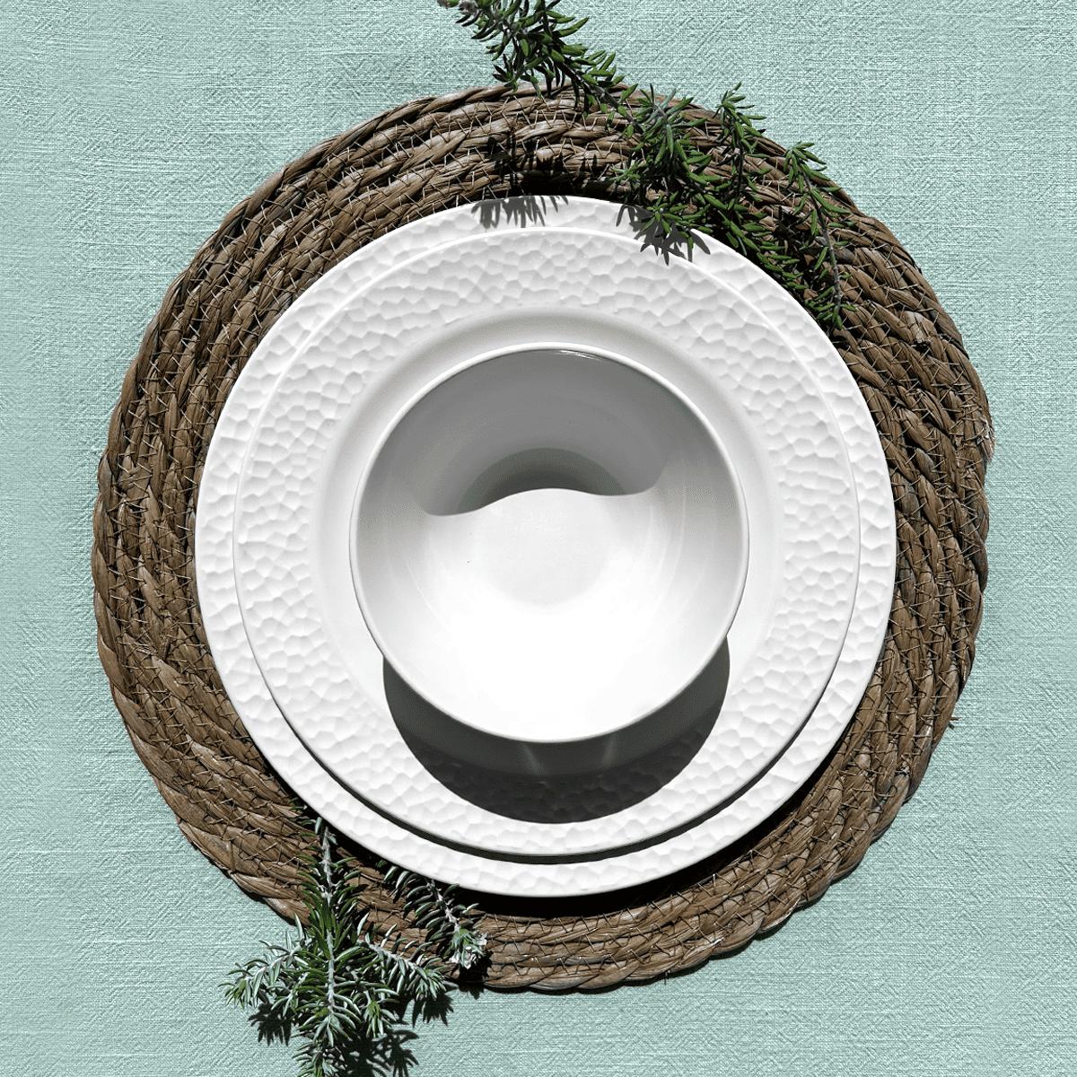Bowl Melamina Blanca 13 Cm Línea Kplus