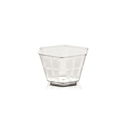 Set de 100 Envases Hexagonal Poliestireno Modelo Coppette Sp