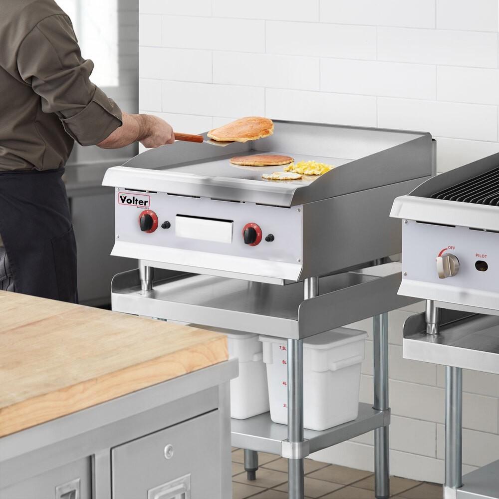 Plancha a Gas Cromo Modelo GH-24 Volter