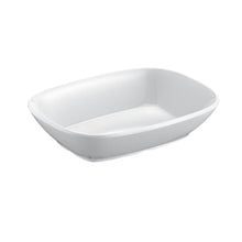 Pocillo Melamina Rectangular Blanca 14x10.5x3.3 Cm Línea Clásica