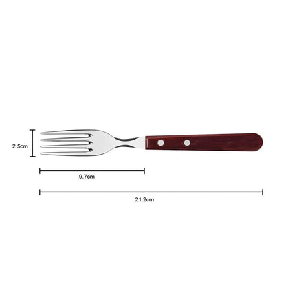 Pack 6 Tenedor Asado Jumbo Línea Sollewood