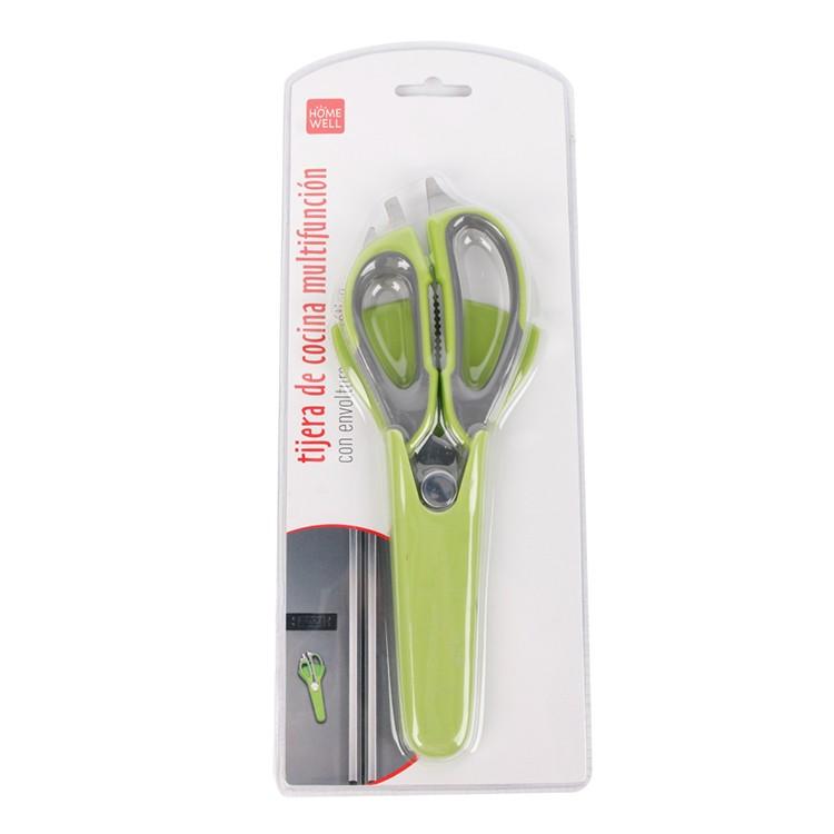 Tijera Cocina Multiuso Con Funda Magnética 22 Cm