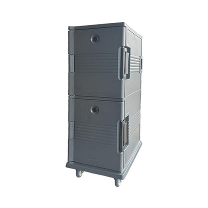 Contenedor Isotérmico Doble Gris Con Ruedas UPC800 JDP