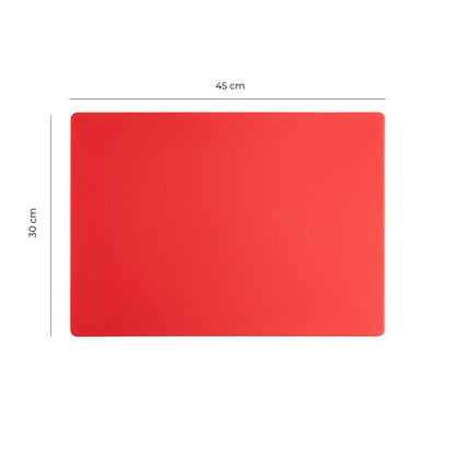 Tabla De Corte Roja 30X45 Cm