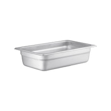 Contenedor Gastronomico Acero Inoxidable GN 1/4 x 6.5 Cm
