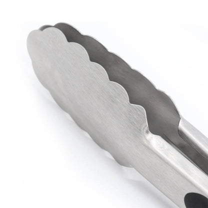 Pinza De Acero Inoxidable 30 Cm Mango Silicona