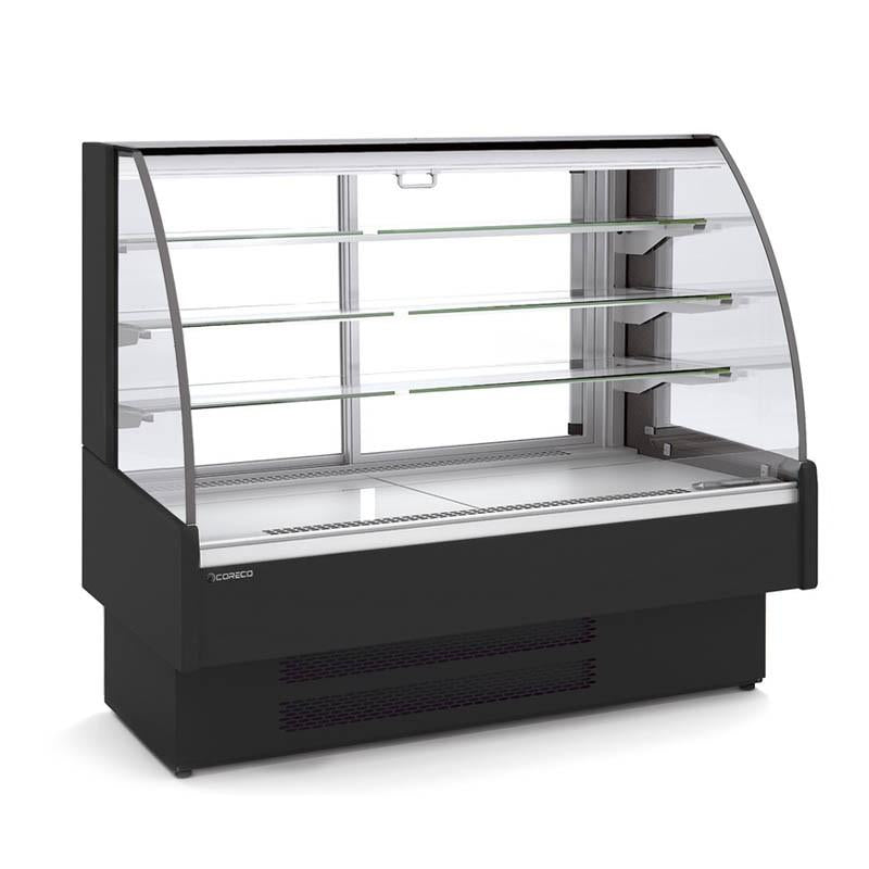 Vitrina Refrigerada Autoservicio Abierta Curva 95x73x138 Cm