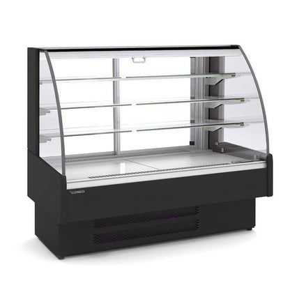 Vitrina Refrigerada Autoservicio Abierta Curva 95x73x138 Cm