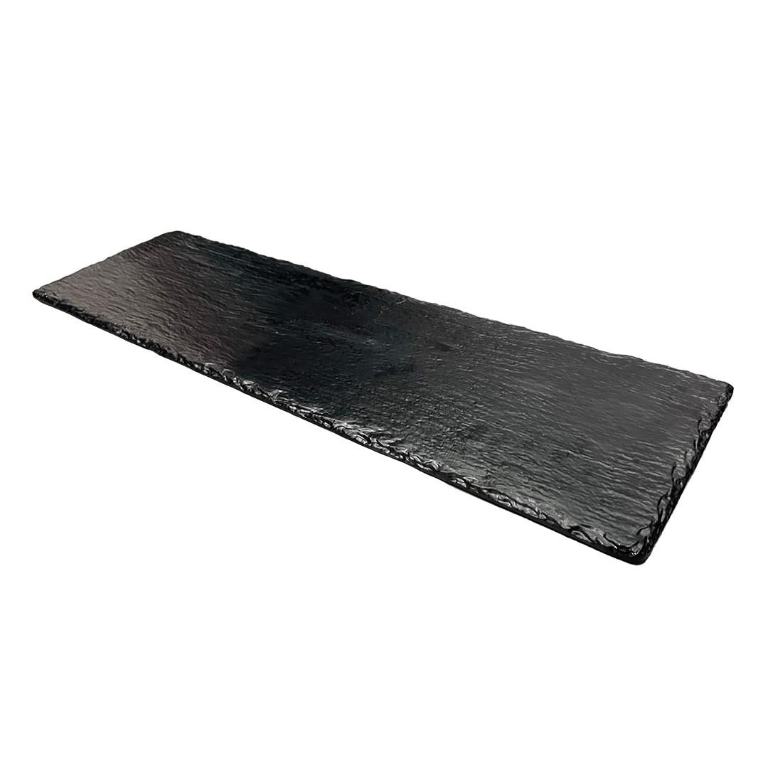 Tabla Exhibición Melamina Rectangular Negra 53x16x1 Cm
