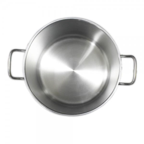 Olla Arrocera Acero inoxidable Con Tapa y Fondo Difusor 4 Litros