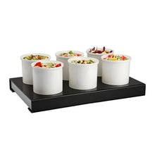 Exhibidor Buffet Frio C/6 Recip. Porcel. 1.2 Litros C/Pack Frio
