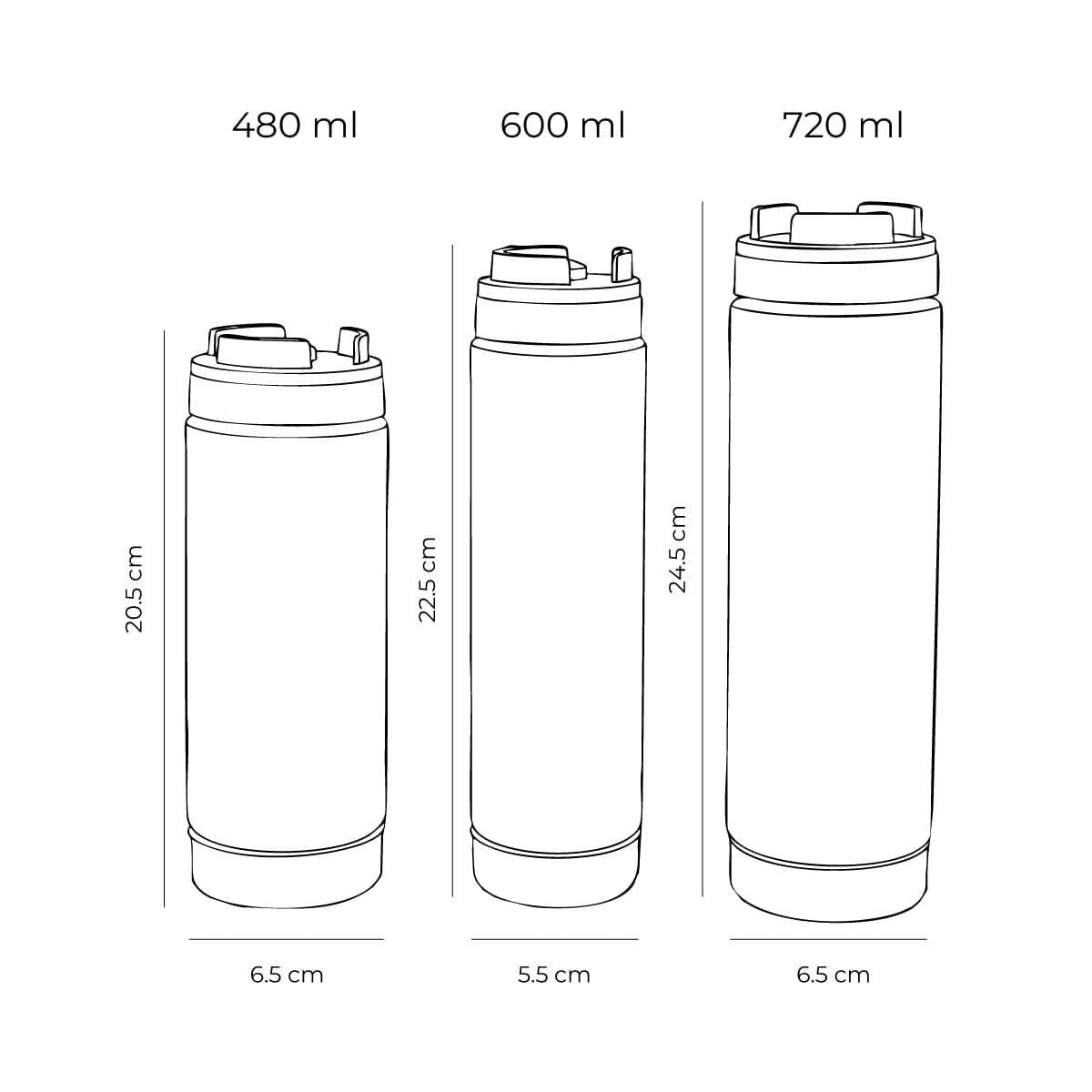 Botella Dispensadora De Salsa FIFO 480 Ml
