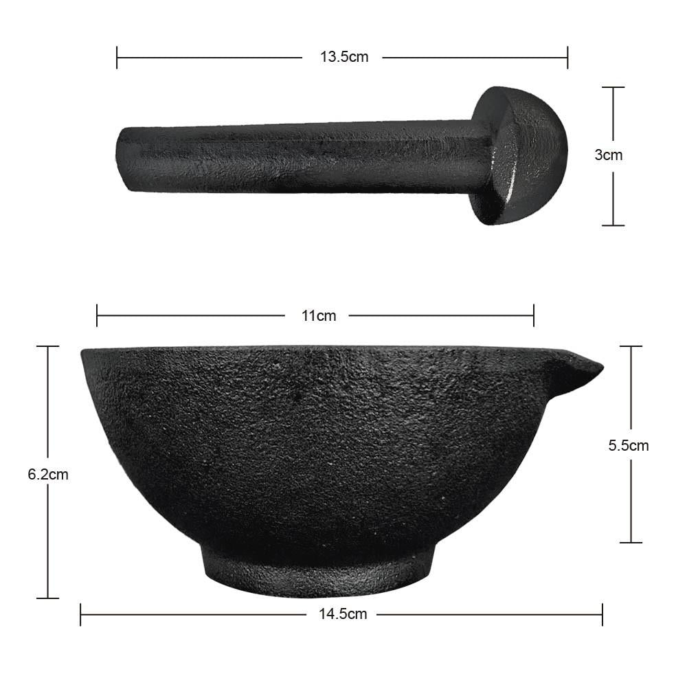 Mortero De Hierro 13 Cm Briva