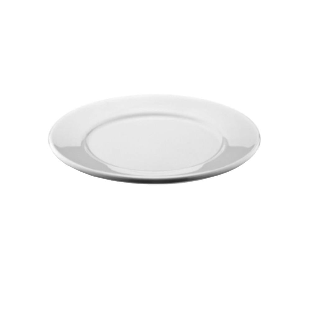 Plato De Policarbonato Blanco 21 Cm