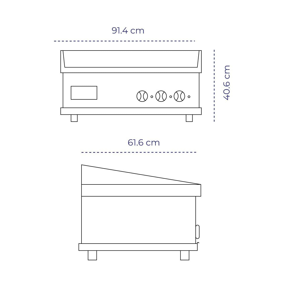 Plancha Eléctrica Modelo EG-36 Volter