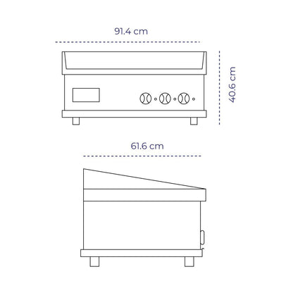 Plancha Eléctrica Modelo EG-36 Volter