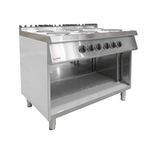Anafe Eléctrico 6 Platos Con Base