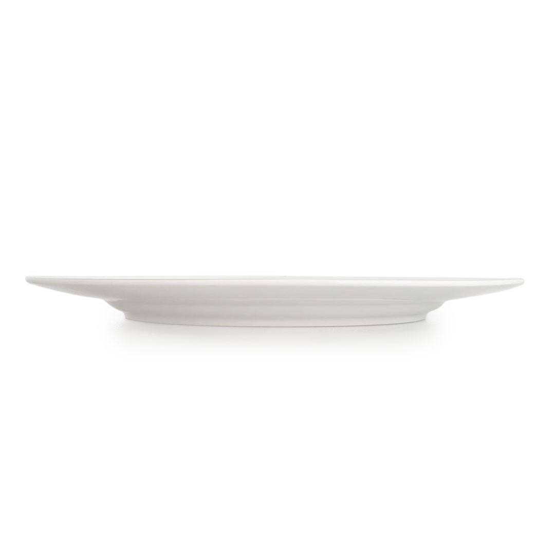Plato Porcelana Base Borde Ancho 30 Cm Línea Padua