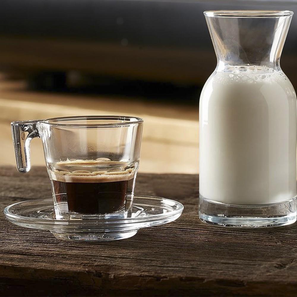 Set De 6 Tazas De Cafe Con Platillo 70 Cc Línea Casablanca