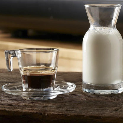 Set De 6 Tazas De Cafe Con Platillo 70 Cc Línea Casablanca