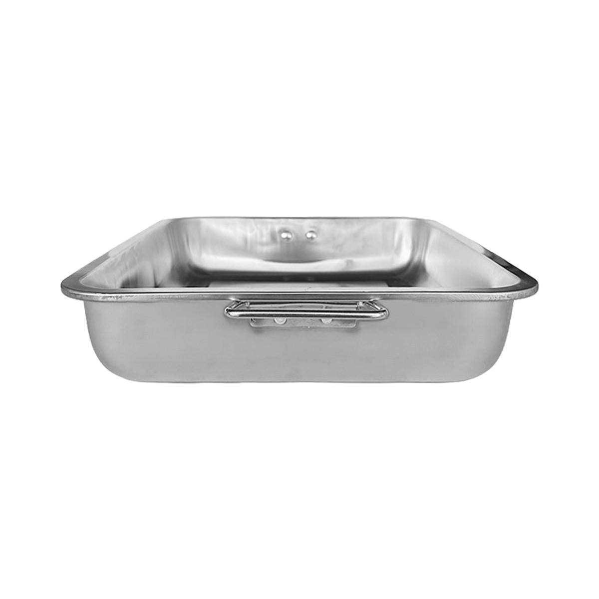 Asadera Con Asa 60 X 40 X 7 Cm Acero Inox.