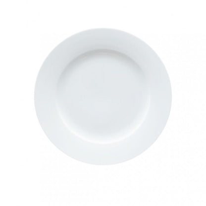 Set de 6 Platos Porcelana Borde Ancho 23 Cm Línea Padua