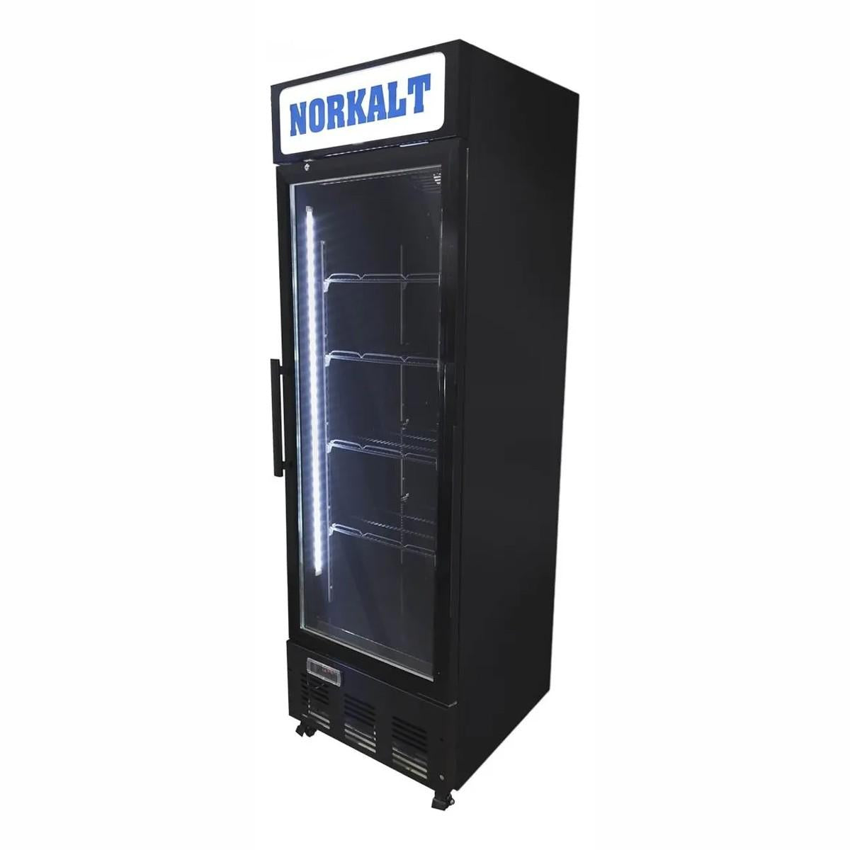 Congelador Puerta De Vidrio 400 Litros Norkalt