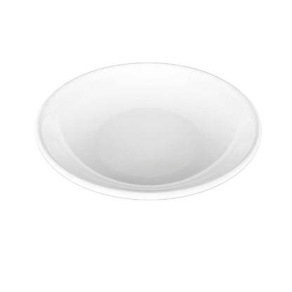 Plato Melamina Hondo Sin Borde Blanca 19 Cm Línea Clásica