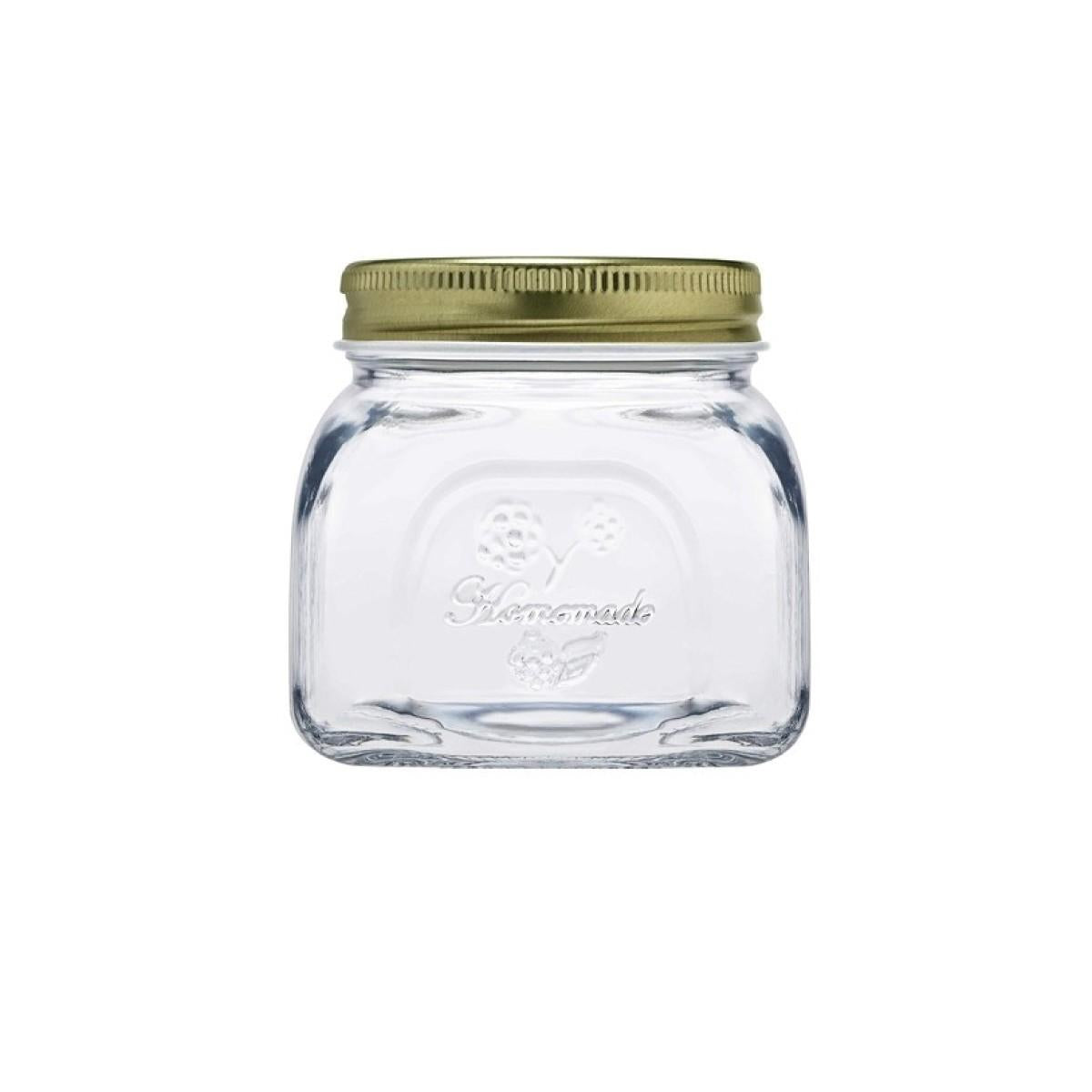 Set De 3 Frascos Con Tapa De Metal 300 Ml