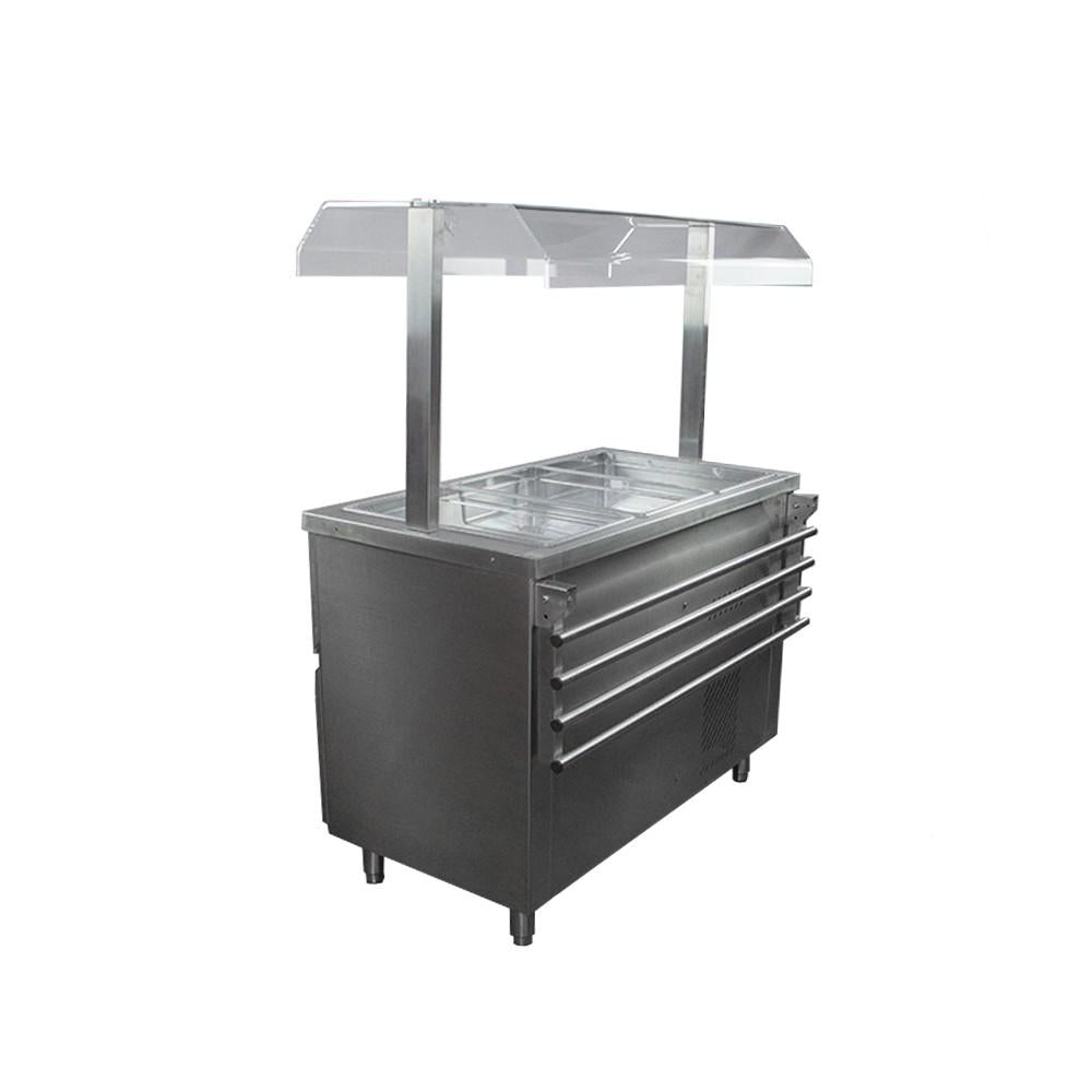 Modulo Salad Bar Refrigerado 3 Deposito